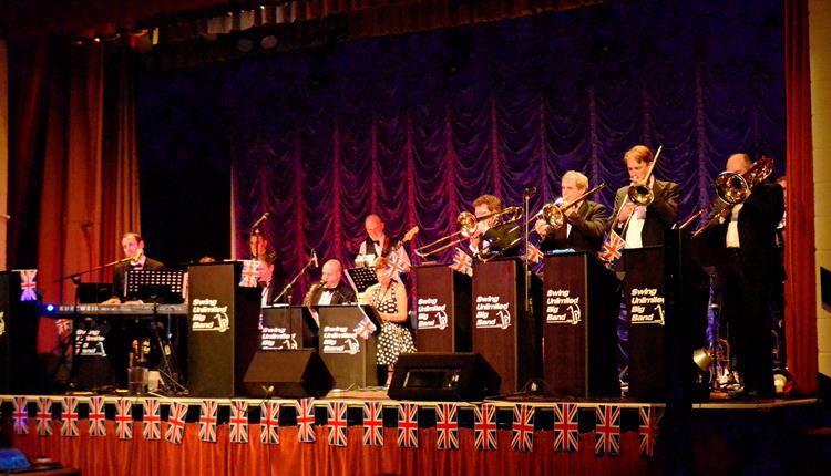 Swing Unlimited Big Band on stage