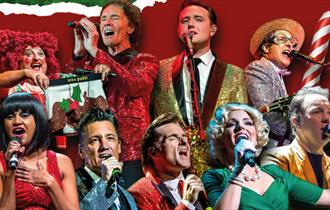 That'll be the day Christmas Show poster showcasing the acts performing