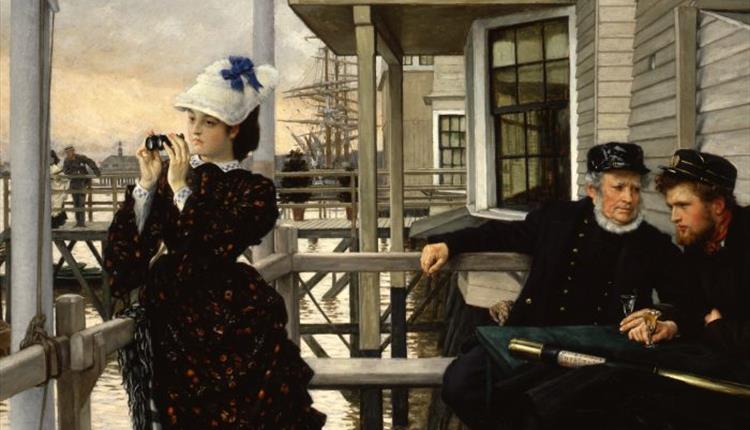 Tissot The Captains Daughter at Southampton City Art Gallery