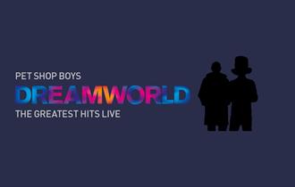 Duo silhouetted against a purple background with 'Dreamworld' title text infront
