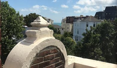 Sea view from the sun deck