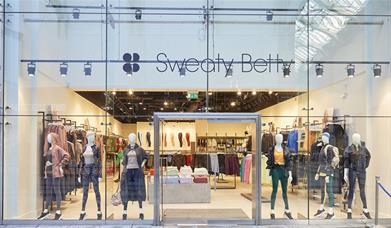 Outside of Sweaty Betty at Gunwharf Quays