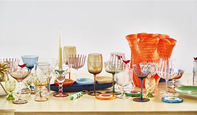 Glassware and dining products from Oliver Bonas