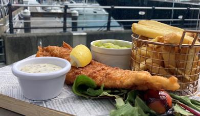 Fish and Chips at Spinnaker Kitchen & Bar