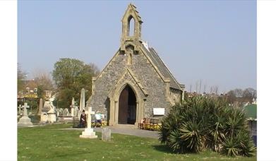 Highland Road Cemetery chapel