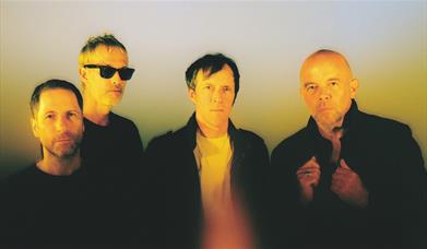 Band photograph showing the members of Ride