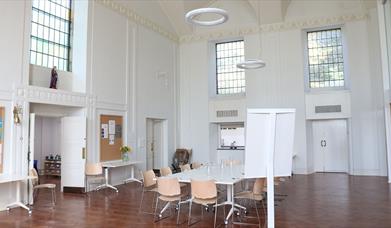 Small Hall set up for Conference at St. M's Events