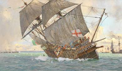 The Mary Rose sinking - by Geoff Hunt