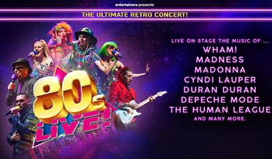 80s Live with a range of singers dressed as 80s icons such as Madonna and Boy George.