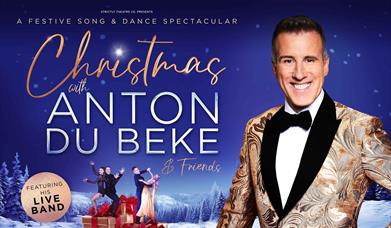 Poster for Christmas with Anton Du Beke at the Kings Theatre in Southsea