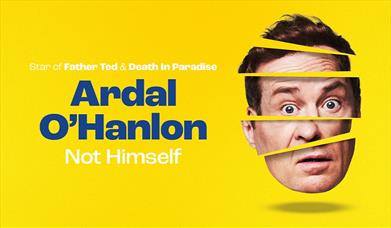 Poster for Ardal O'Hanlon's latest tour.