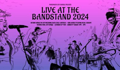 Live at the Bandstand 2024 poster