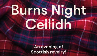 Poster for the Burns Night Ceilidh at Portsmouth Cathedral