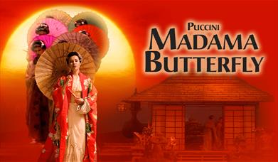 Poster for Puccini: Madama Butterfly at the Kings Theatre in Southsea