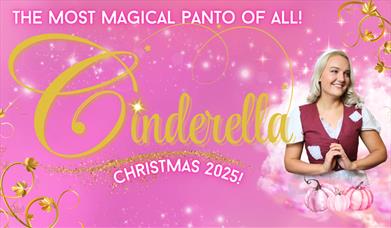 Poster for Cinderella at the Portsmouth Guildhall
