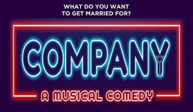 Logo for Company, a performance by the Portsmouth Players