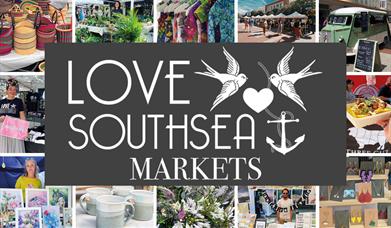 Love Southsea Market Palmerston Road Poster