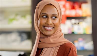 Press shot for Ola Labib for her latest show, Dispersible