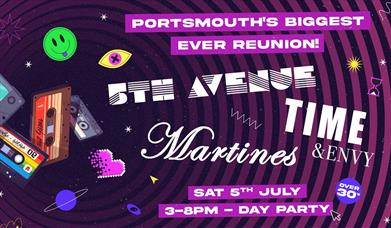Poster for the 5th Avenue, Time & Envy and Martines Reunion