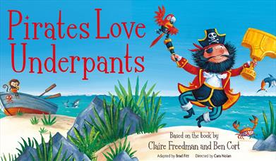 Poster illustration for Pirates Love Underpants