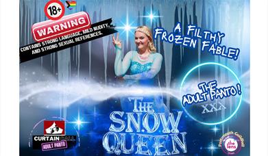 Poster for The Snow Queen – Adult Panto at Portsmouth Guildhall