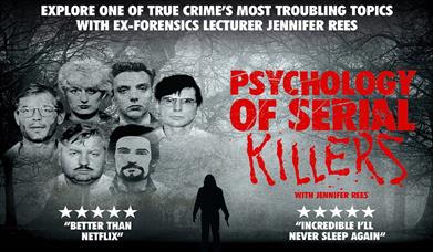Poster for The Psychology of a Serial Killer with Jennifer Rees
