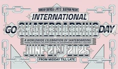 Poster for the Go Skateboarding Day event in Portsmouth