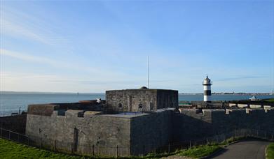 Southsea Castle under a blue sky