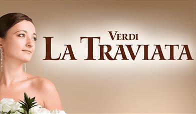 Poster for Verdi: La Traviata at the Kings Theatre in Southsea