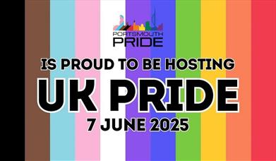 Portsmouth Pride is proud to be hosting UK Pride, 7 June 2025