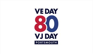 Logo for VE Day 80 in Portsmouth