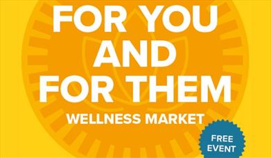Poster for the Wellness Market at the Hotwalls Studios