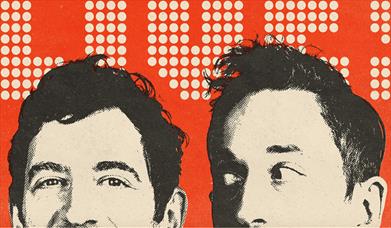 Poster featuring Elis and John for their new tour.