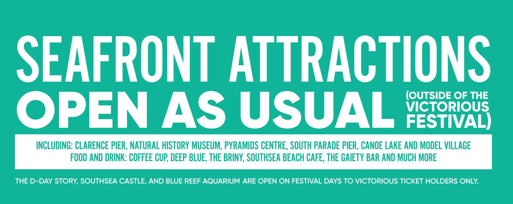 Seafront Attractions Open As Usual