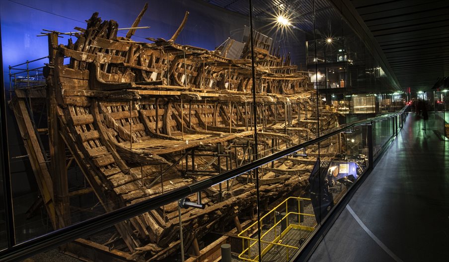 View of the Mary Rose