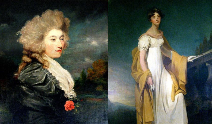 Paintings of the Ponsonby women from the Stansted House collections