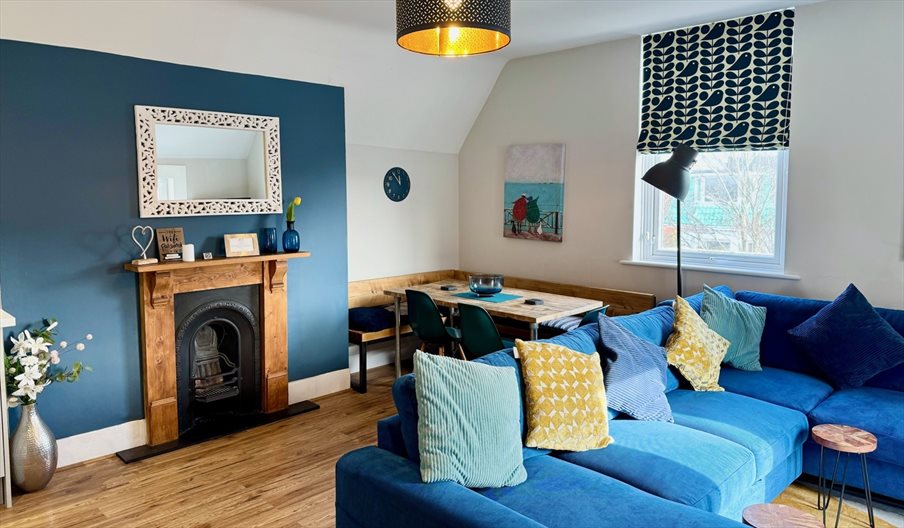 Comfortable living space at The Beach at the End of the Road - The Roof Terrace