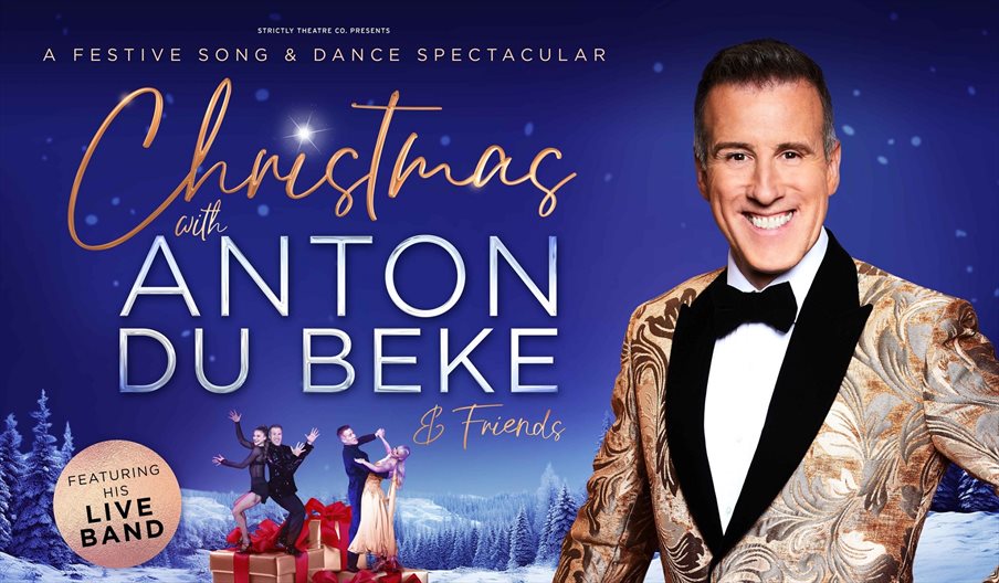 Poster for Christmas with Anton Du Beke at the Kings Theatre in Southsea