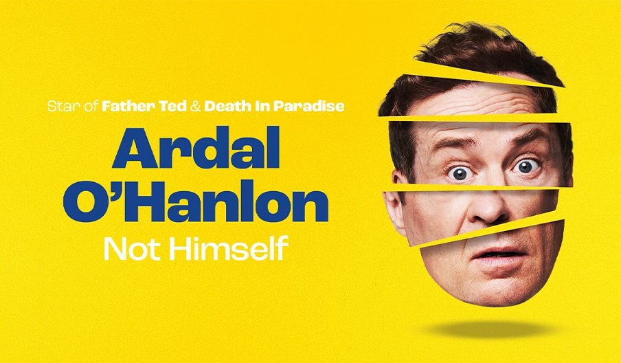 Poster for Ardal O'Hanlon's latest tour.