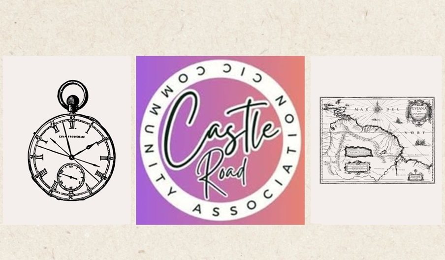 Logos for the Antiques Market at Castle Road