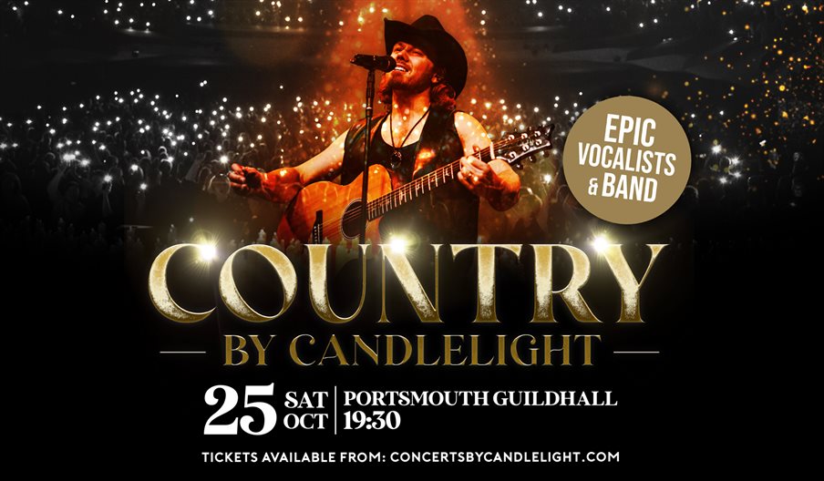 Poster for Country by Candlelight at Portsmouth Guildhall