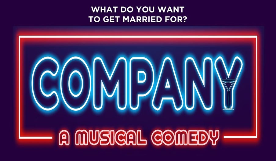 Logo for Company, a performance by the Portsmouth Players