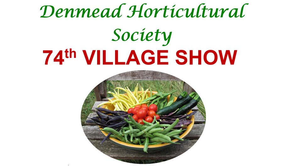 Poster for the Denmead Horticultural Society's 74th Village Show