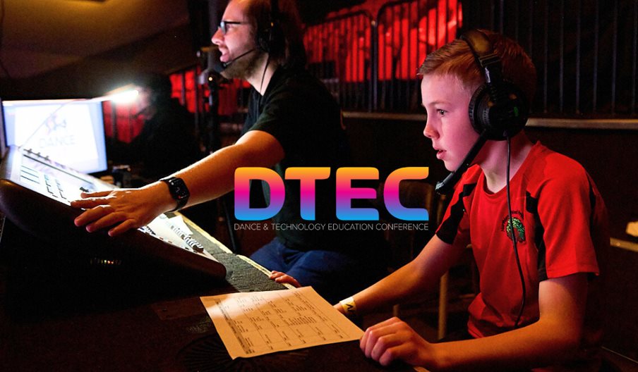 Dance & Technology Education Conference, with a child taking part in a hands-on activity