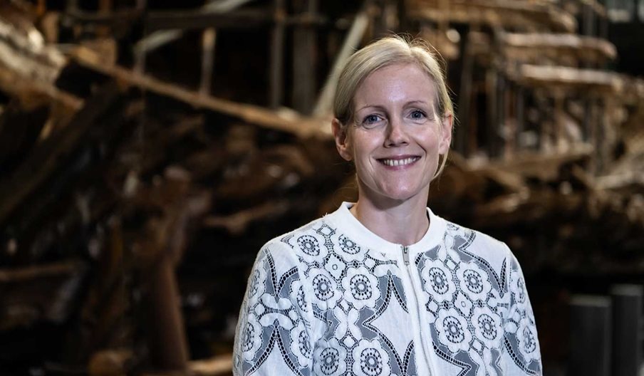 Eleanor Schofield at the Mary Rose Museum