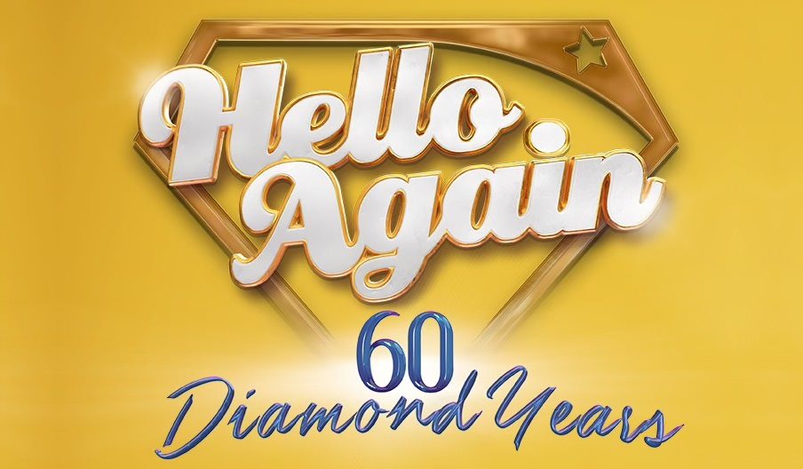 Logo for Hello Again - The Neil Diamond Songbook, 60 Diamond Years