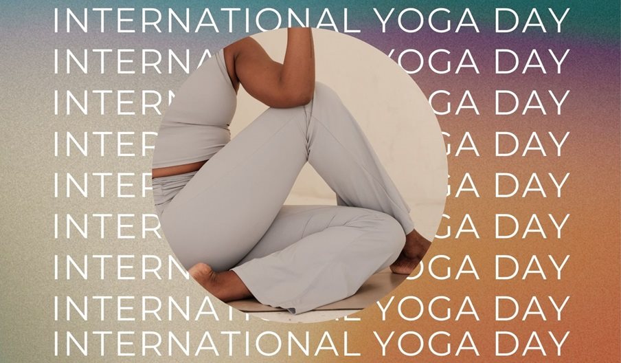 Poster for the Yoga Class at Staggeringly Good Brewery, celebrating International Yoga Day