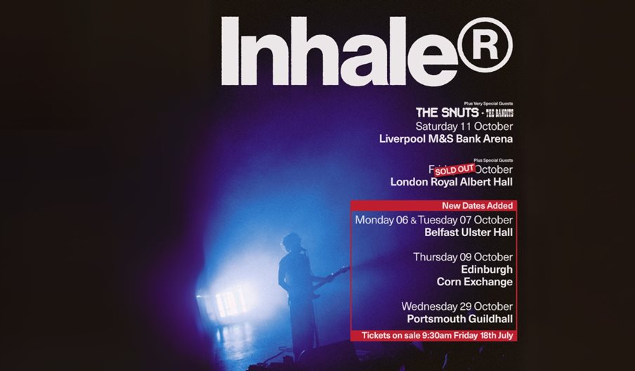 Tour poster for Inhaler