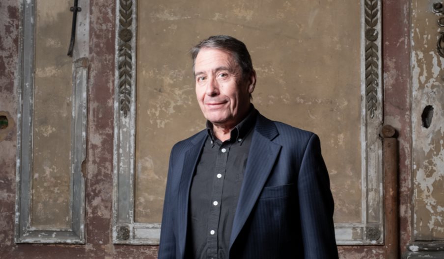 Photograph of Jools Holland inside Alexandra Palace