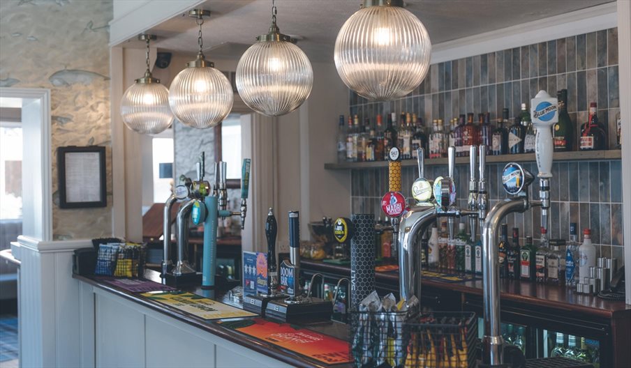 The bar at the Florence Arms Gastro Pub